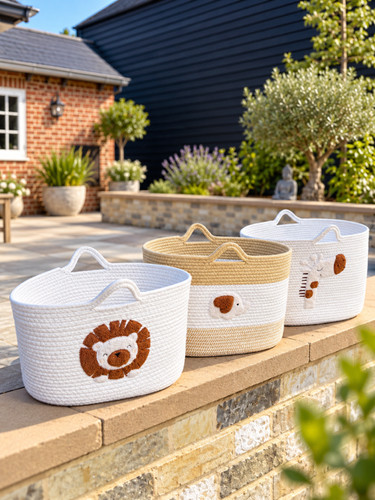 Baby nursery storage baskets - nursery,