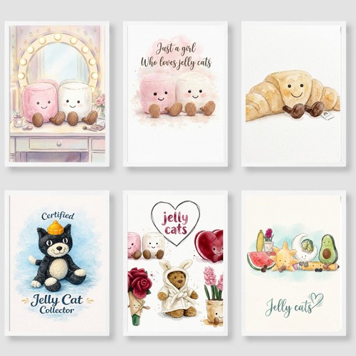 Set jellycat inspired art - 6,