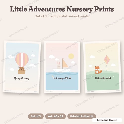 Nursery prints poster - nursery,