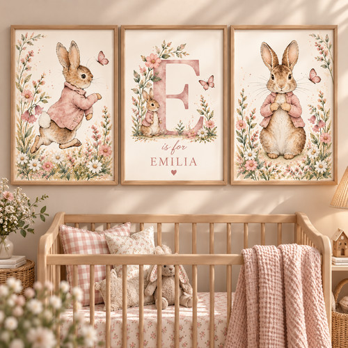 Personalised bunny nursery - bunny,