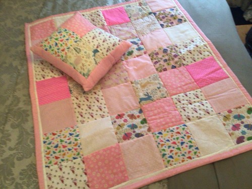 Handmade patchwork quilt and - patchwork,