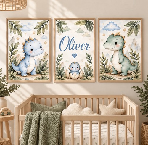 Personalised dinosaur nursery - dinosaur,