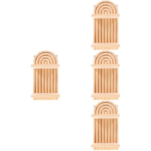 Wooden storage wall - wooden,