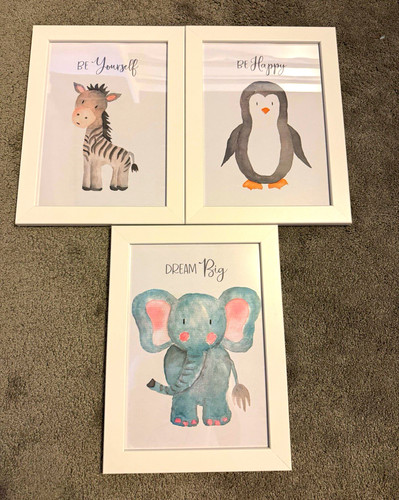 Set nursery prints - set,