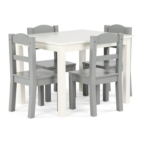 Kids wooden table and - wooden, chairs