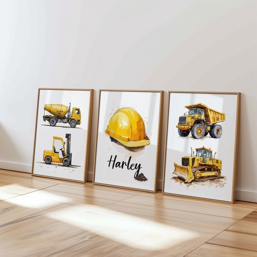 Set construction prints - construction,